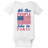 We The People Like To Party In The USA Baby Bodysuit