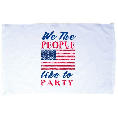 We The People Like To Party In The USA Microfiber Hand Towel