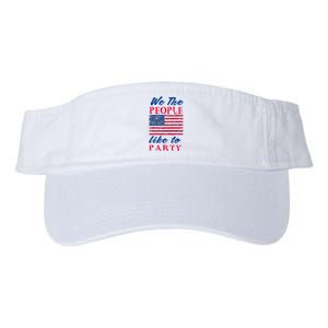 We The People Like To Party In The USA Valucap Bio-Washed Visor