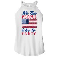 We The People Like To Party In The USA Women’s Perfect Tri Rocker Tank