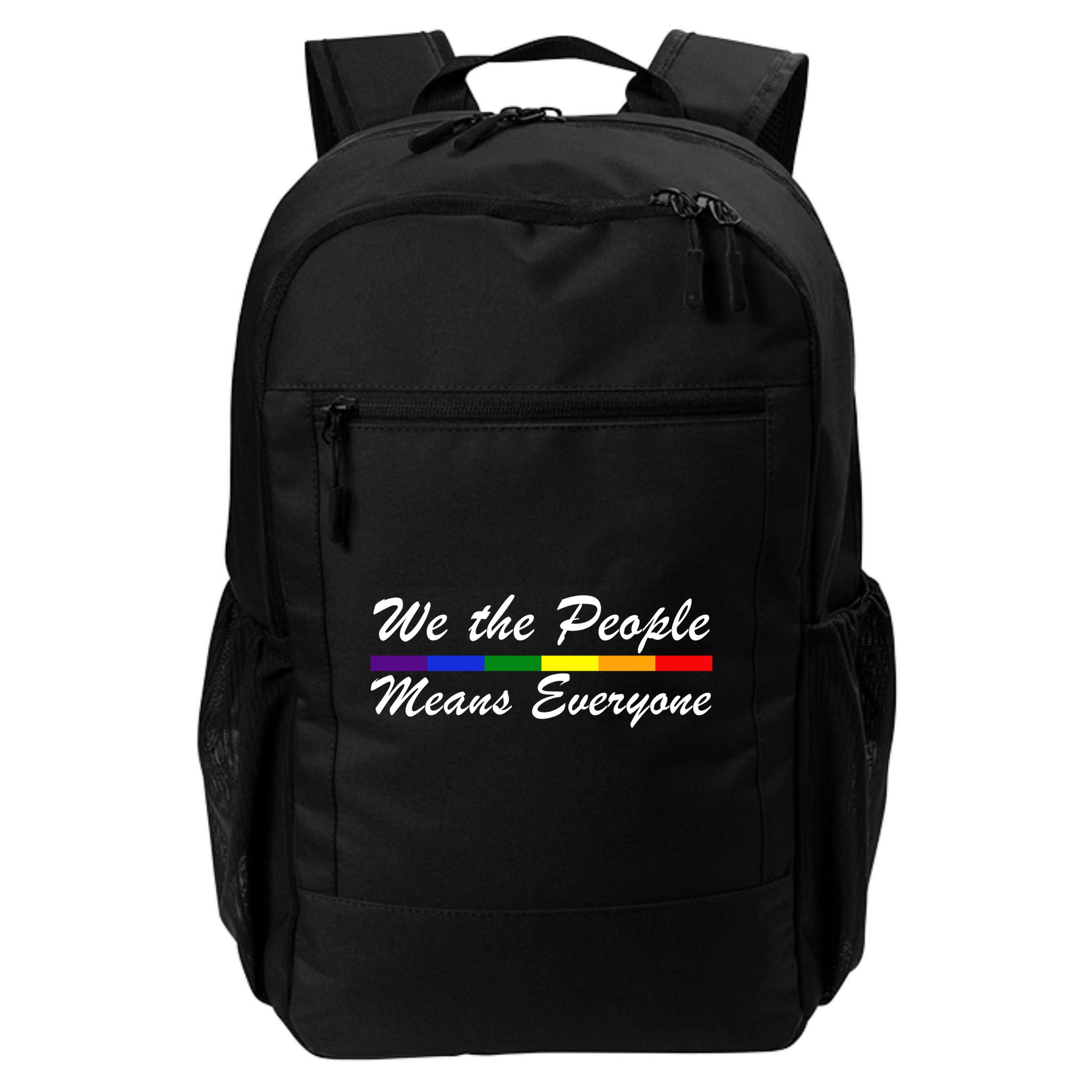 We The People Means Everyone LGBT Backpack