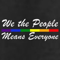 We The People Means Everyone LGBT 25L Jumbo Tote