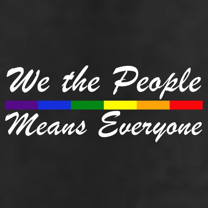 We The People Means Everyone LGBT 25L Jumbo Tote