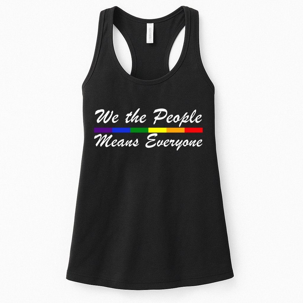 We The People Means Everyone LGBT Womens Tank Top