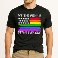 We The People Means Everyone Rainbow LGBT Flag Cooling Performance Crew T-Shirt