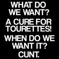 We Want A Cure For Tourettes Backpack