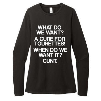 We Want A Cure For Tourettes Womens CVC Long Sleeve Shirt