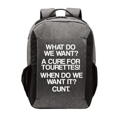 We Want A Cure For Tourettes Vector Backpack