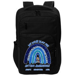 We War Blue For Autism Awareness Accept Understand Love Impact Tech Backpack