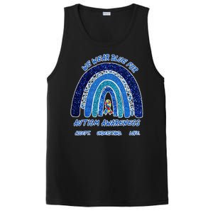 We War Blue For Autism Awareness Accept Understand Love PosiCharge Competitor Tank