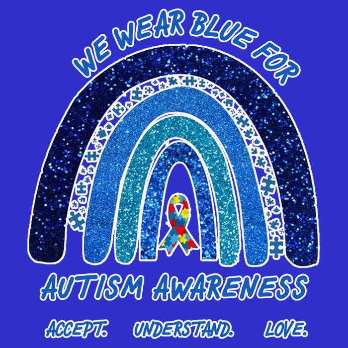 We War Blue For Autism Awareness Accept Understand Love Tank Top