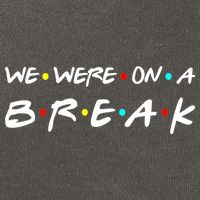 We Were On A Break Cotton Canvas Backpack