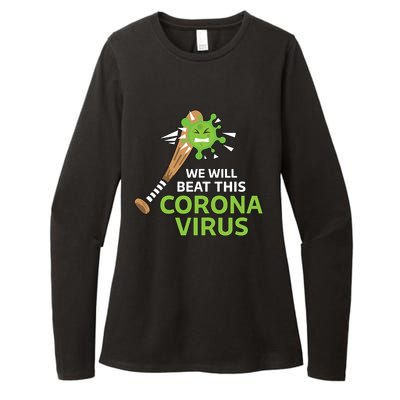 We Will Beat This Corona Virus Literal Womens CVC Long Sleeve Shirt