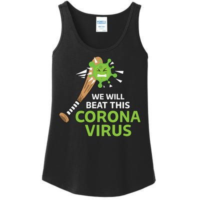 We Will Beat This Corona Virus Literal Ladies Essential Tank