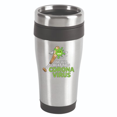 We Will Beat This Corona Virus Literal 16oz Travel Tumbler