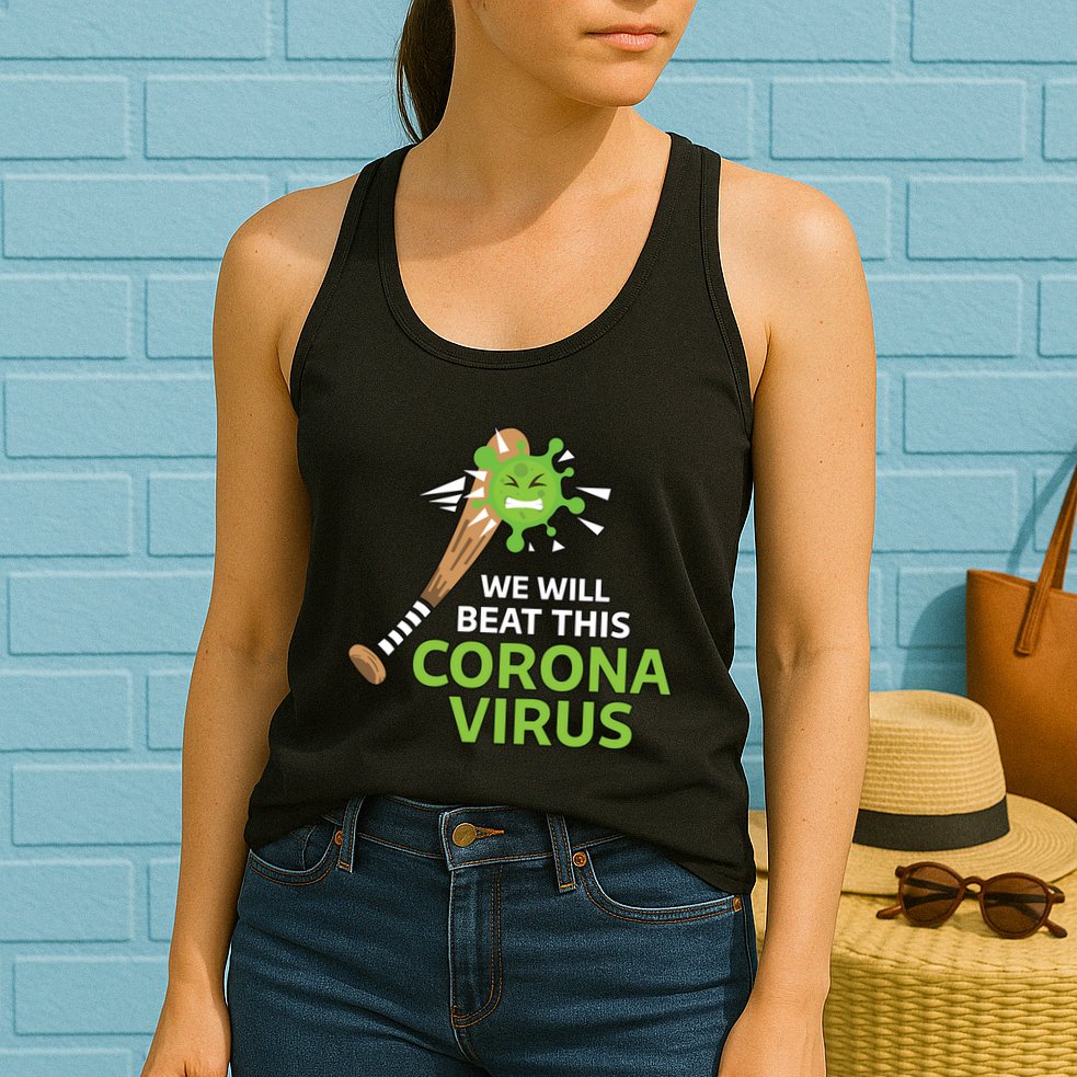 We Will Beat This Corona Virus Literal Womens Tank Top