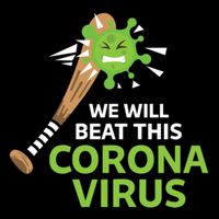 We Will Beat This Corona Virus Literal Tie-Dye T-Shirt