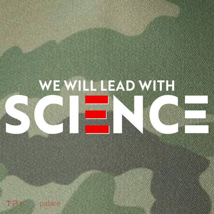 We Will Lead With SCIENCE Legacy Tie Dye Trucker Hat