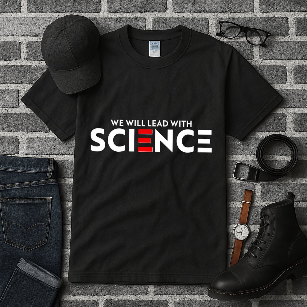 We Will Lead With SCIENCE Tall T-Shirt