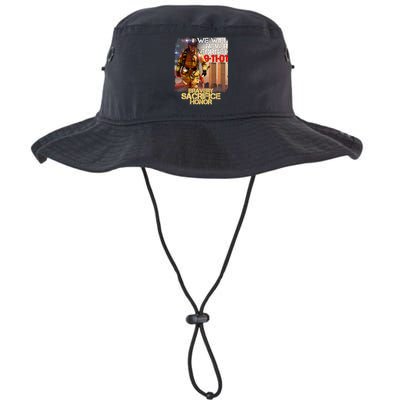 We Will Never Forget Bravery Sacrifice Honor 9-11-01 Bucket Hat
