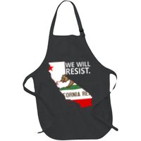 We Will Resist. California Flag Resistance Anti Trump Apron