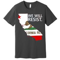 We Will Resist. California Flag Resistance Anti Trump Premium T-Shirt