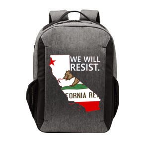 We Will Resist. California Flag Resistance Anti Trump Vector Backpack