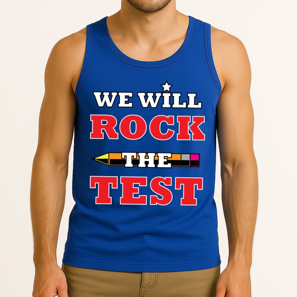 We Will Rock The Test Tank Top
