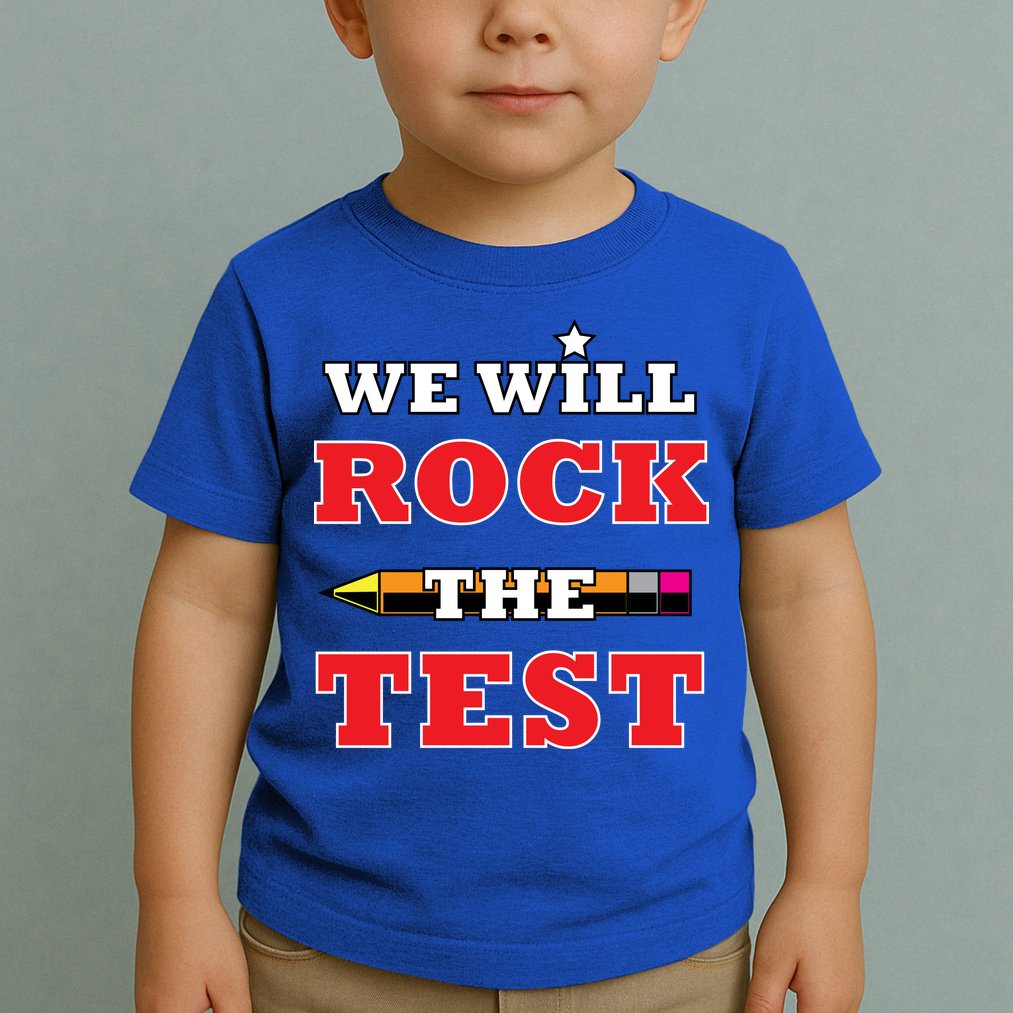 We Will Rock The Test Toddler T-Shirt