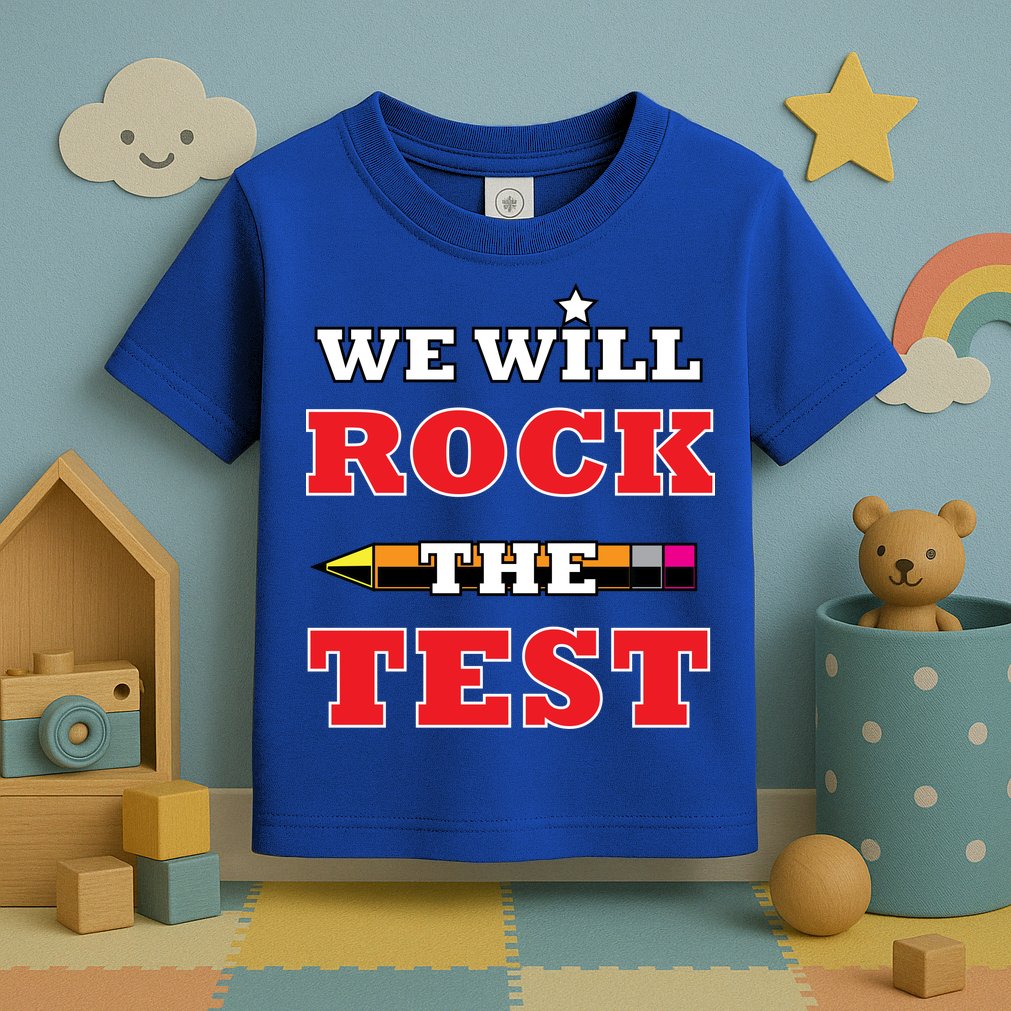 We Will Rock The Test Toddler T-Shirt