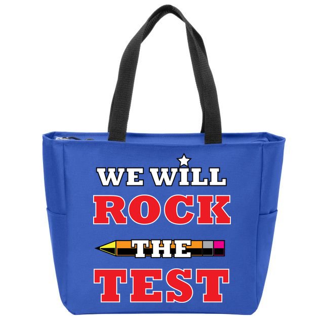 We Will Rock The Test Zip Tote Bag