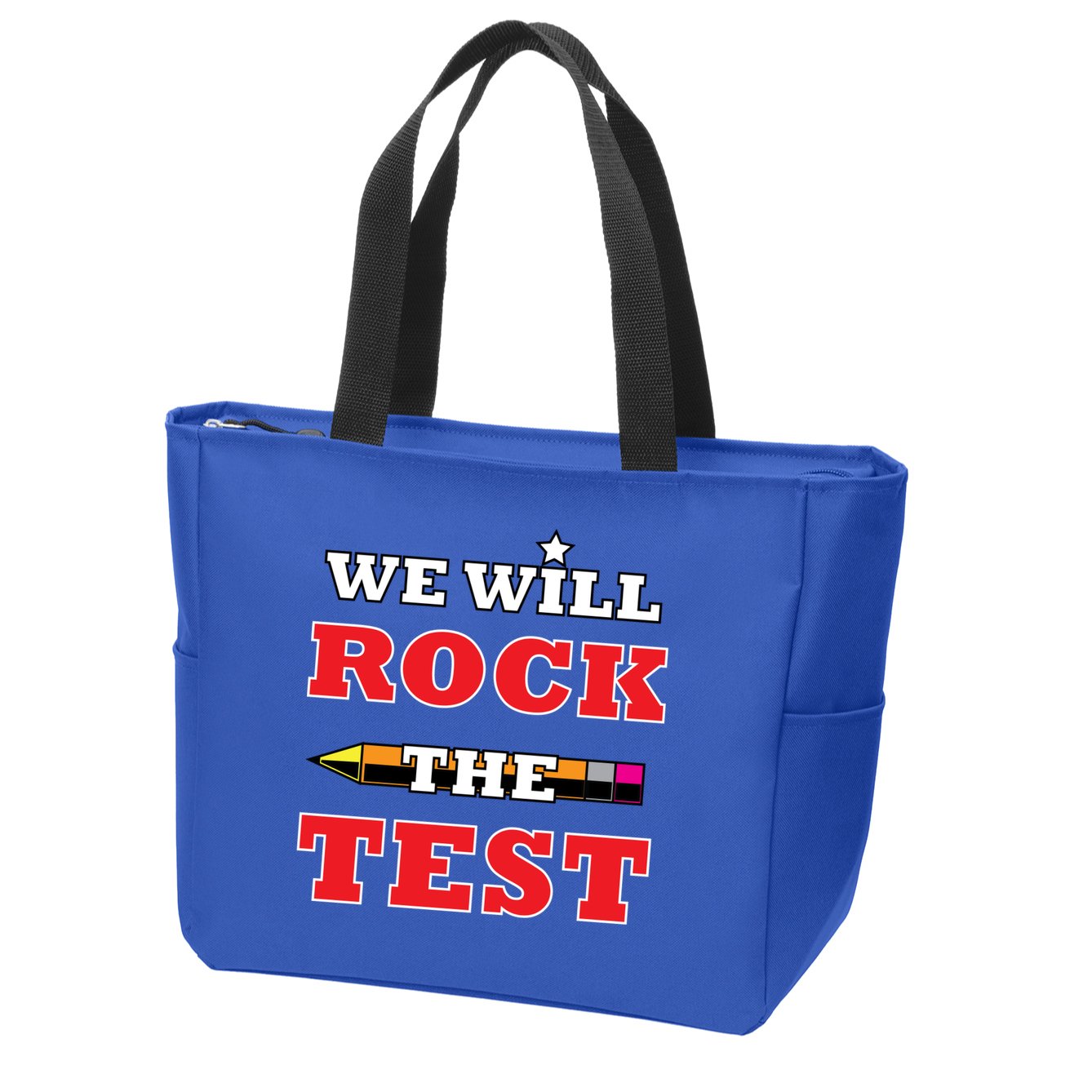 We Will Rock The Test Zip Tote Bag