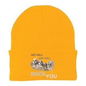 We Will Rock You Presidents Mt.Rushmore  Knit Cap Winter Beanie