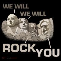We Will Rock You Presidents Mt.Rushmore  16 in Basic Backpack