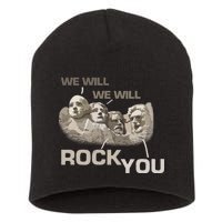 We Will Rock You Presidents Mt.Rushmore  Short Acrylic Beanie