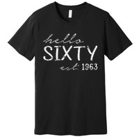 Wo Est. 1963 - 60th Birthday Premium T-Shirt