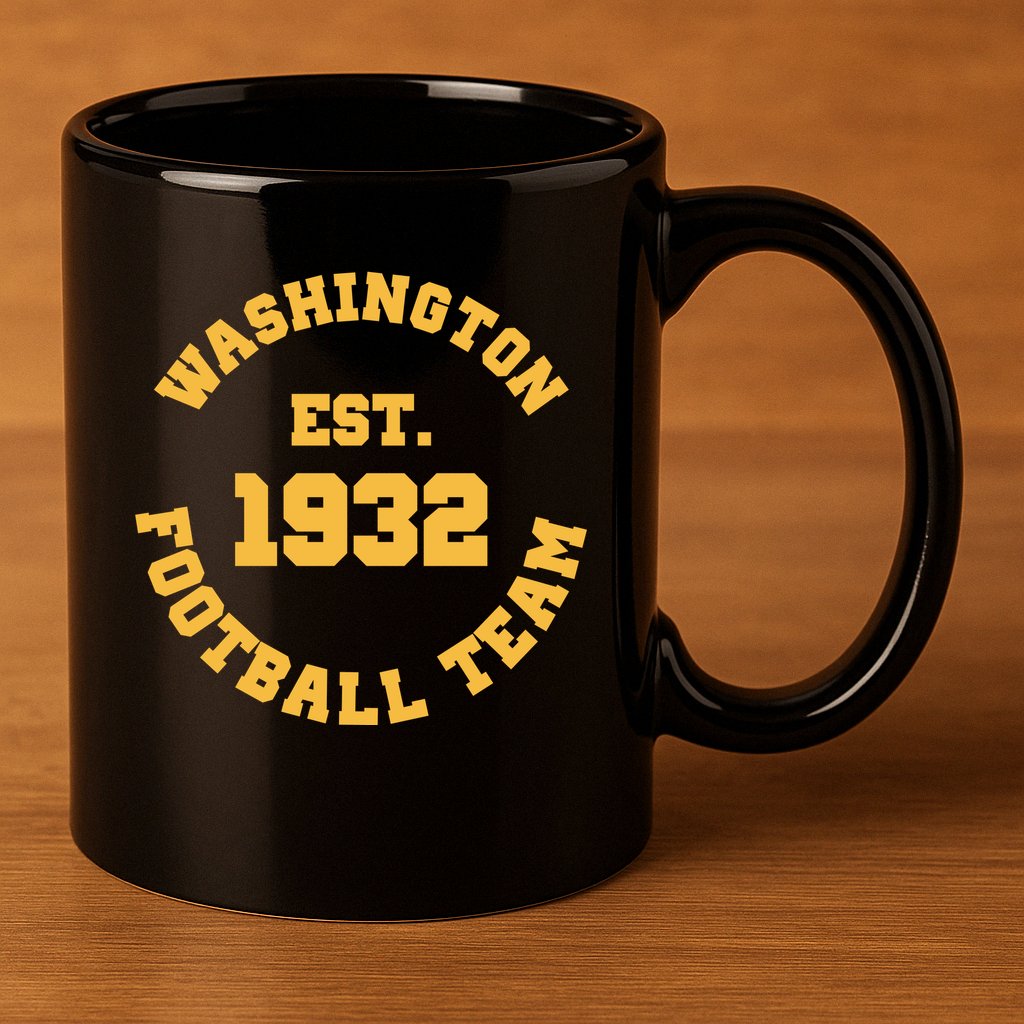 Washington Est. 1932 Football Team 11oz C Handle Ceramic Mug
