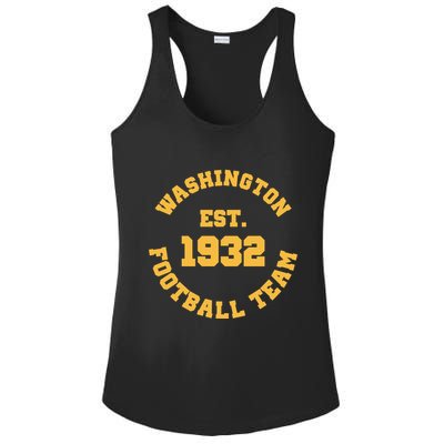 Washington Est. 1932 Football Team Ladies PosiCharge Competitor Racerback Tank