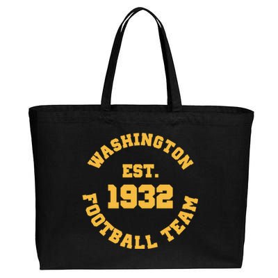 Washington Est. 1932 Football Team Cotton Canvas Jumbo Tote