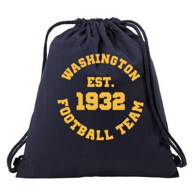 Washington Est. 1932 Football Team Drawstring Bag