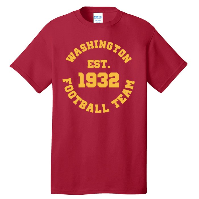 Washington Est. 1932 Football Team Tall T-Shirt