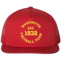 Washington Est. 1932 Football Team Flat Bill Trucker Hat