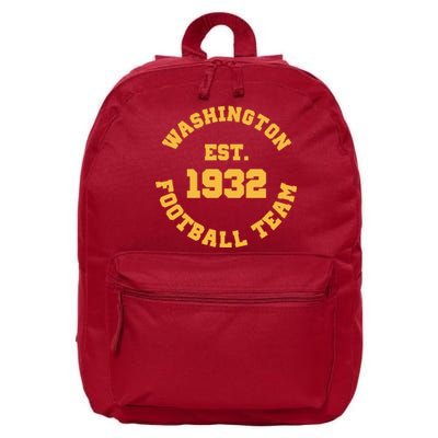 Washington Est. 1932 Football Team 16 in Basic Backpack