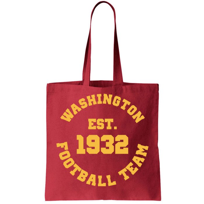 Washington Est. 1932 Football Team Tote Bag