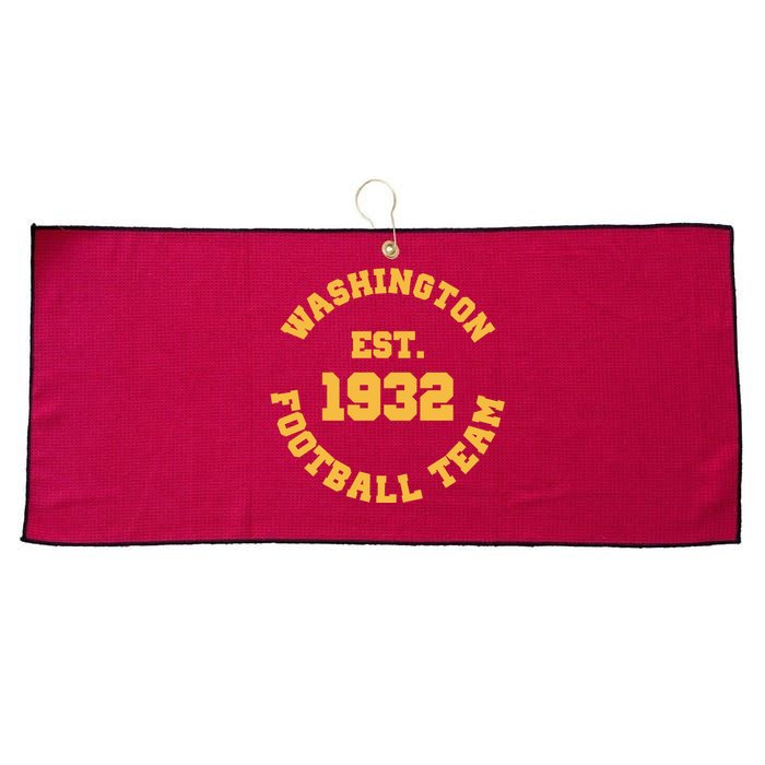 Washington Est. 1932 Football Team Large Microfiber Waffle Golf Towel