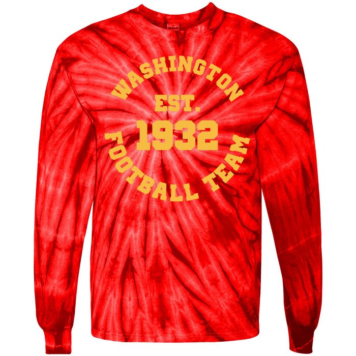 Washington Est. 1932 Football Team Tie-Dye Long Sleeve Shirt