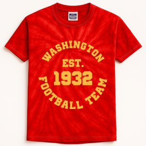 Washington Est. 1932 Football Team Kids Tie-Dye T-Shirt