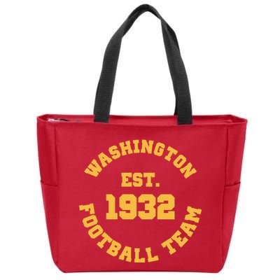 Washington Est. 1932 Football Team Zip Tote Bag