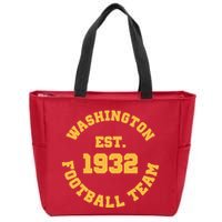 Washington Est. 1932 Football Team Zip Tote Bag