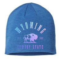 Wyoming Est. 1890 The Cowboy State Bison Sustainable Beanie